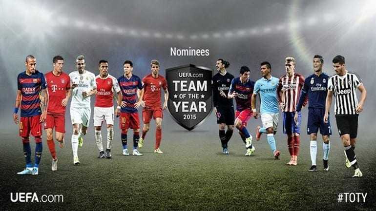 Οι υποψήφιοι της UEFA για την καλύτερη ομάδα της χρονιάς