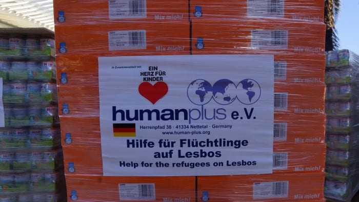 Τριάντα τρεις τόνοι ανθρωπιστικής βοήθειας σε πρόσφυγες και πολίτες της Λέσβου