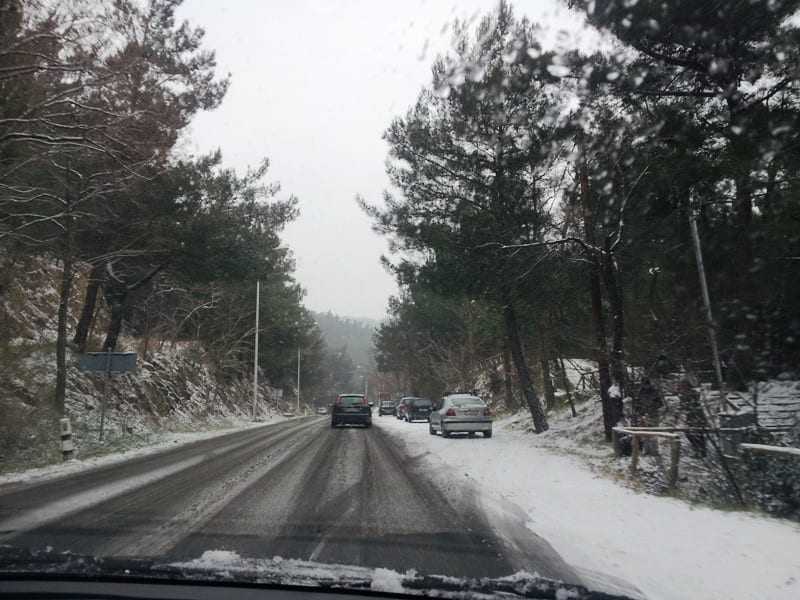 Η Περιφέρεια εφιστά την προσοχή, λόγω χιονόπτωσης.