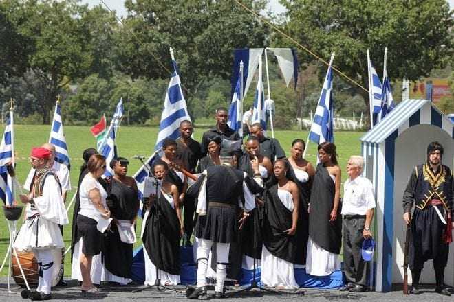 Η Σχολή Σαχέτη στο Γιοχάνεσμπουργκ τίμησε την 25η Μαρτίου.