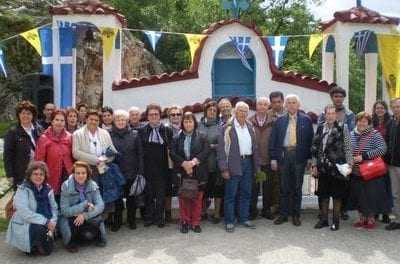 Εκκλησιασμός στον Ι.Ν. Αγ. Γεωργίου & Αγ. Δημητρίου στις ΣΑΤΡΕΣ