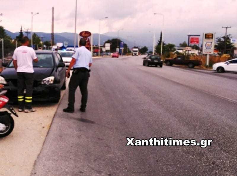 Τροχαίο με υλικές ζημιές στην έξοδο για Καβάλα