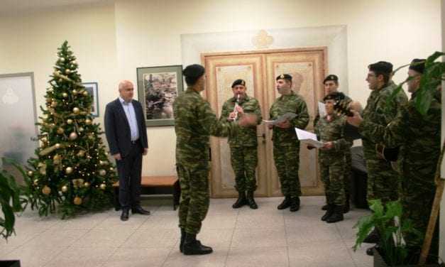 «Κάλαντα και ευχές στον Περιφερειάρχη ΑΜΘ»