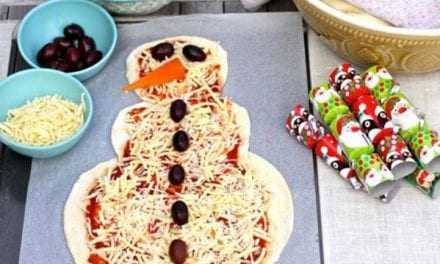 Φτιάξτε χριστουγεννιάτική πίτσα για τους μικρούς μας φίλους!