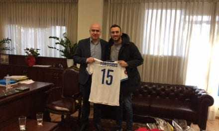 «Επίσκεψη του αρχηγού της Εθνικής ομάδας ποδοσφαίρου της Ελλάδας στον Περιφερειάρχη Ανατολικής Μακεδονίας και Θράκης»