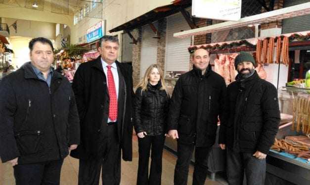 Την Δημοτική αγορά επισκέφτηκε ο Αντιπεριφερειάρχης Ξάνθης Κ. Ζγναφέρης