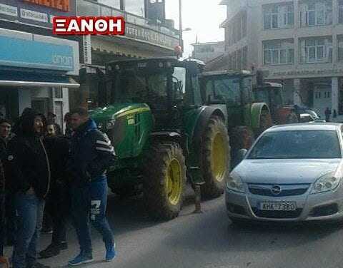 Οι αγρότες της Ξάνθης παρέδωσαν ψήφισμα διαμαρτυρίας στον κ. Βίτσα