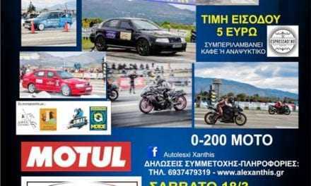 Διοργάνωση 2ου Αγώνα “0-400 & 0-200 Ξάνθης” για το 2016