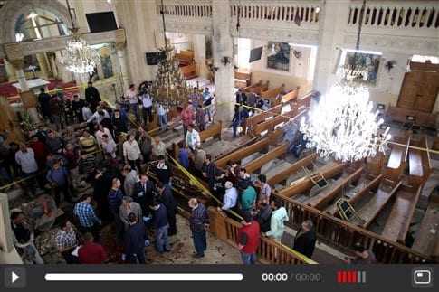 Στο αίμα βάφτηκε η Κυριακή των Βαΐων στην Αίγυπτο