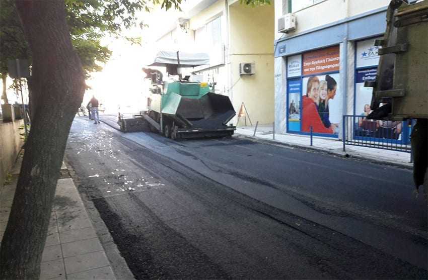 Ασφαλτοστρώσεις από τον Δήμο Ξάνθης