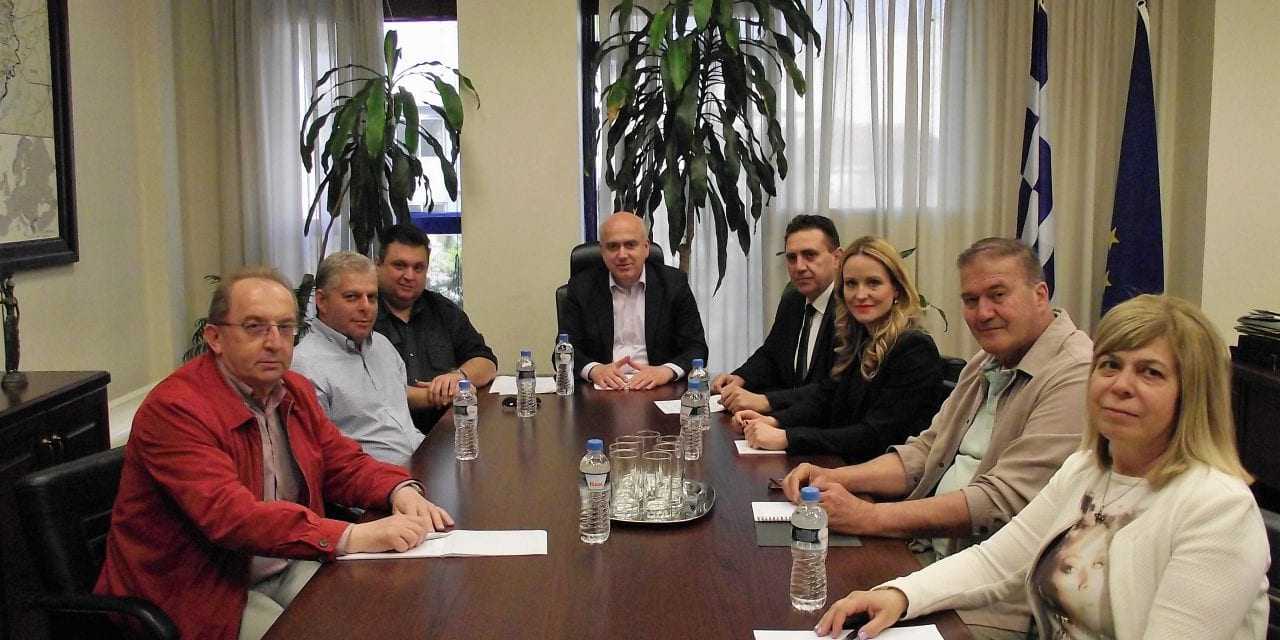 Συνάντηση του Περιφερειάρχη ΑΜΘ με τους Προέδρους των Συνδέσμων Βιομηχανιών και Βιοτεχνιών της Περιφέρειας