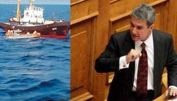 Λοβέρδος: Υποπτο για λαθρεμπορία το πλοίο στα Χανιά. Συγκάλυψη από την Κυβέρνηση