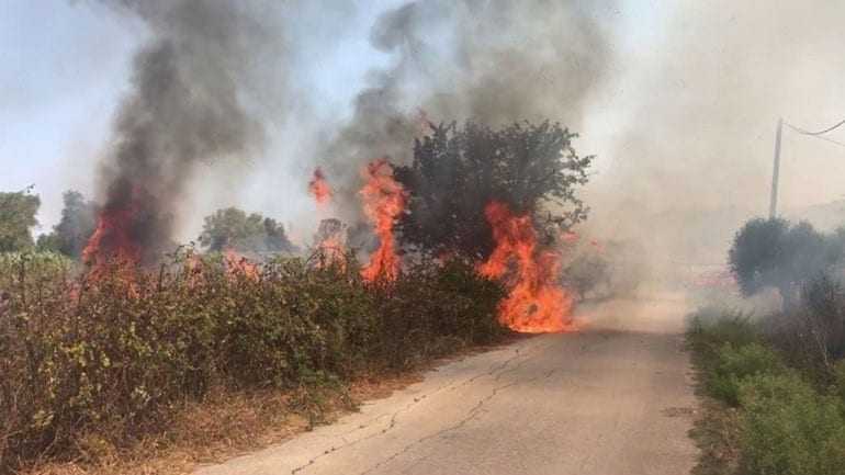 Συνελήφθη Τούρκος για εμπρησμό στην Εγνατία Οδό