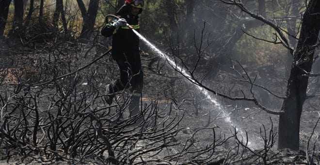 Κομοτηνή: Ολονύκτιος αγώνας των πυροσβεστών. Υπό έλεγχο η φωτιά στην ορεινή Δαρμένη