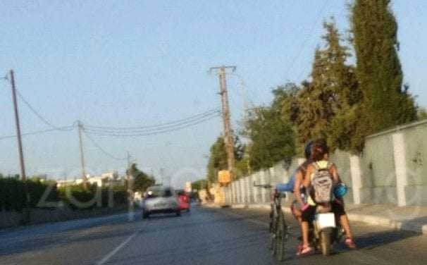 Χανιά: Κανένας σεβασμός στην ανθρώπινη ζωή στον δρόμο – καρμανιόλα – Τρικάβαλο κι από δίπλα το ποδήλατο