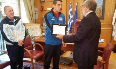 Βράβευση του Παγκόσμιου Πρωταθλητή Tae Kwon Do ITF, Γρηγόρη Ζάχο από τον Δήμαρχο Αλεξανδρούπολης