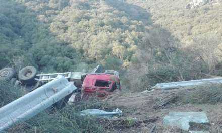 Τροχαίο με νταλίκα στην Εγνατία (ΦΩΤΟΓΡΑΦΙΕΣ)