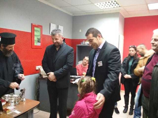 Εγκαίνια και αγιασμός της εταιρείας  V.I.P. SECURITY PROTECTION στην Χρυσούπολη.