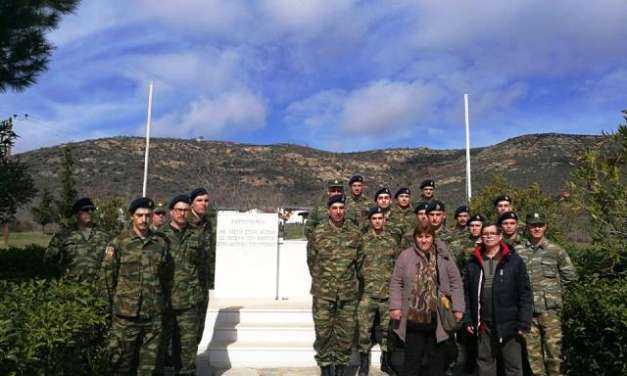 Επίσκεψη Αξιωματικών και Στρατιωτών στους χώρους μνήμης των Κυπρίων στην Ξάνθη