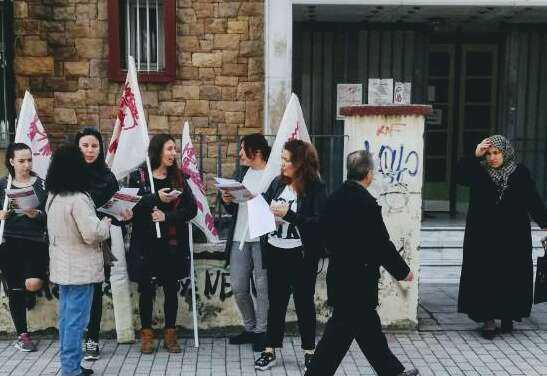 Παράσταση διαμαρτυρίας στο ΠΕΔΥ ΞΑΝΘΗΣ από τον Σύλλογο γυναικών