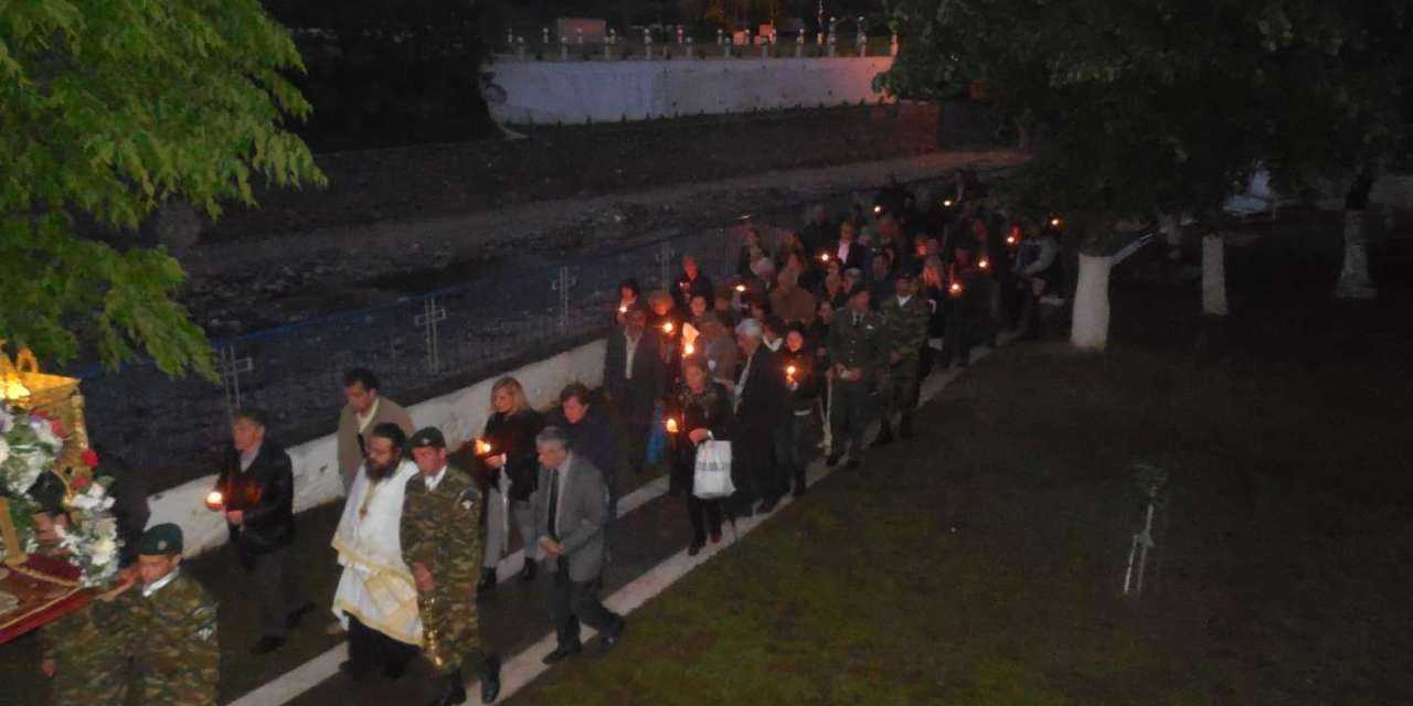 Περιφορά Επιταφίου & Ανάσταση στον Ι.Ν. Αγ. Γεωργίου ΕΧΙΝΟΥ