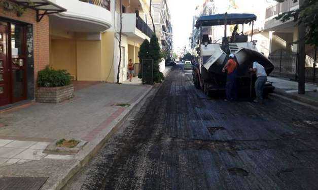     Ασφαλτόστρωση στην οδό Τζαβέλλα