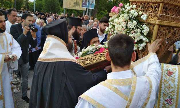 Υποδοχή και λιτάνευση της Ιεράς εικόνας Θεομήτορος στην Κομοτηνή