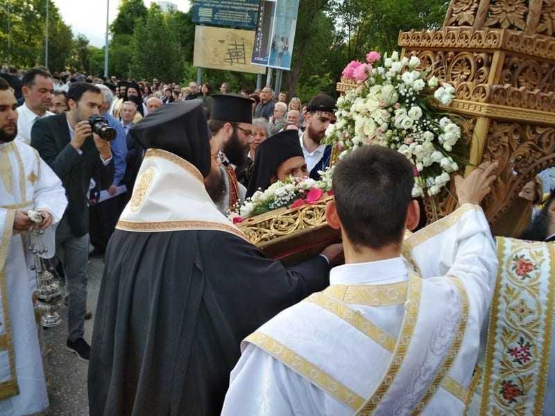 Υποδοχή και λιτάνευση της Ιεράς εικόνας Θεομήτορος στην Κομοτηνή