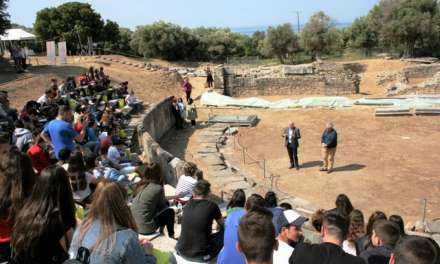 Μαθητές της Ροδόπης γνώρισαν το αρχαίο θέατρο Μαρώνειας στο πλαίσιο της πανευρωπαϊκής καμπάνιας «Europe in My Region 2018»