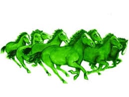 Παγκόσμια ημέρα πρασίνου και… «πράσινα» άλογα.