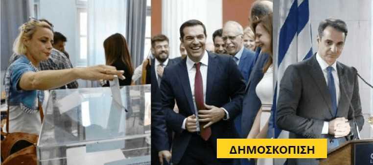 Νέα δημοσκόπηση: Η ΝΔ προηγείται του ΣΥΡΙΖΑ με μεγάλη διαφορά και «αγγίζει» αυτοδυναμία