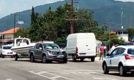 ΤΩΡΑ: Τροχαίο με υλικές ζημιές  στον Εθνικό δρόμο Ξάνθης Λάγους