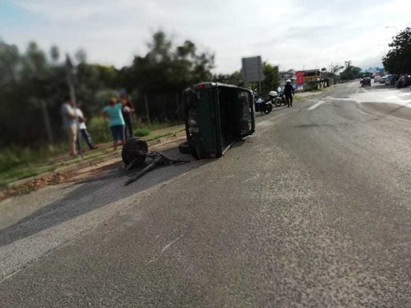 ΕΚΤΑΚΤΟ: Σφοδρότατη σύγκρουση πριν από λίγο στην οδό Τριαντάφυλλου Μιχαηλίδη