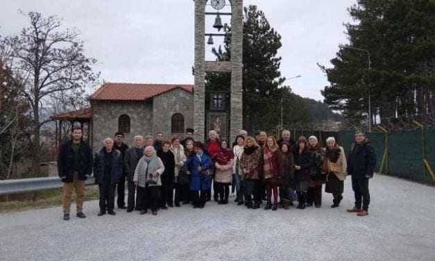 9 Φεβ’19 .Εκκλησιασμός –στον Ι.Ν. Αγ. Γεωργίου στη ΓΛΑΥΚΗ