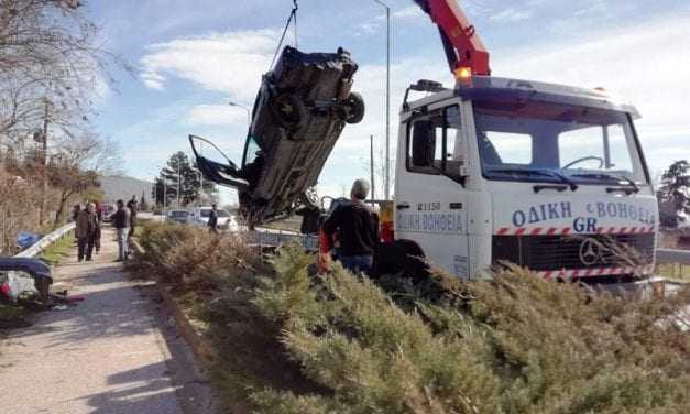 Είχε Άγιο. Σοβαρό τροχαίο στα Κιμμέρια