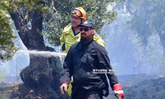 ΣΤΗ ΜΑΧΗ ΜΕ ΤΙΣ ΦΛΟΓΕΣ Ο ΙΕΡΕΑΣ ΕΘΕΛΟΝΤΗΣ ΠΥΡΟΣΒΕΣΤΗΣ ΑΠΟ ΤΟ ΝΑΥΠΛΙΟ – Παράδειγμα προς μίμηση