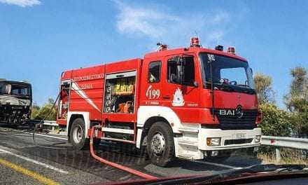 Καβάλα: Τουριστικό λεωφορείο τυλίχτηκε στις φλόγες
