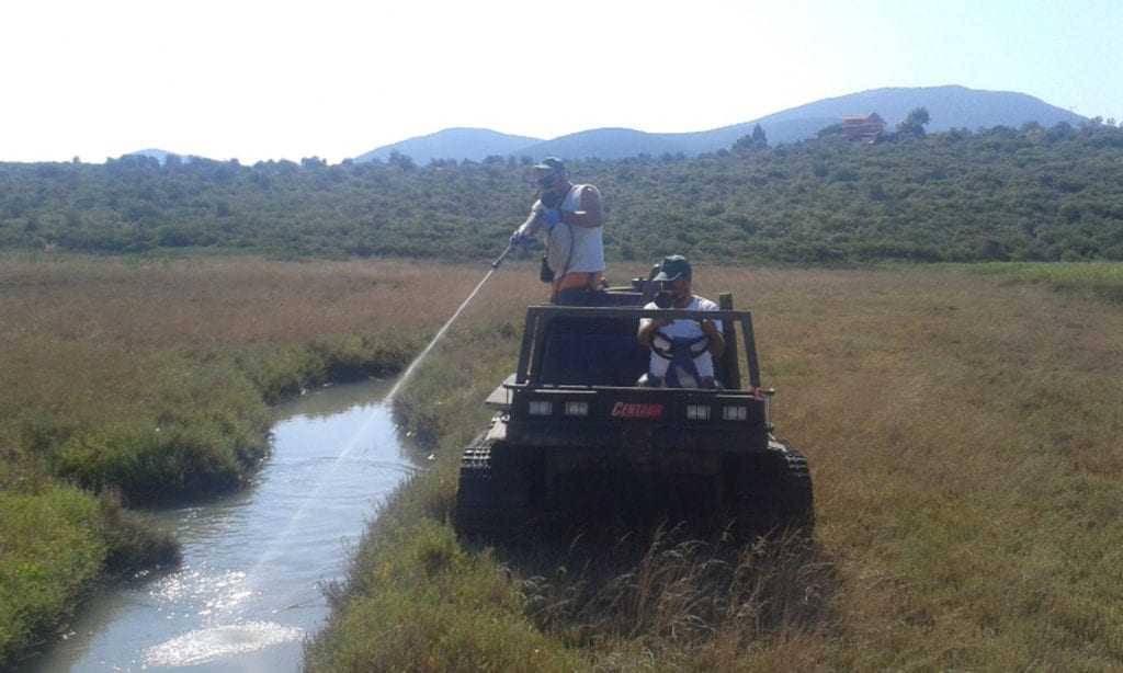 Επίγειος ψεκασμός για τα κουνούπια στον Ν. Ξάνθης