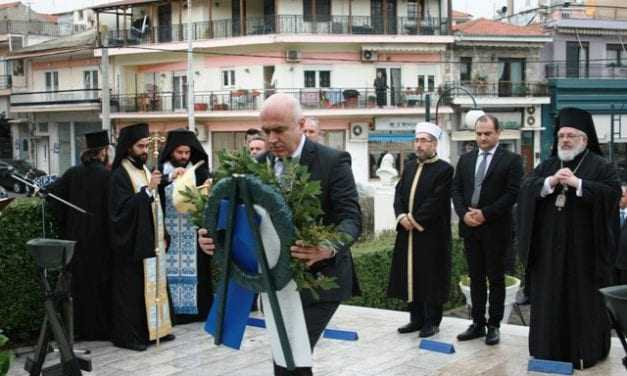 Στο Διδυμότειχο ο Περιφερειάρχης ΑΜΘ για την Ημέρα των Ενόπλων Δυνάμεων