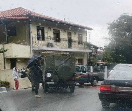 Τροχαίο με στρατιωτικό όχημα και ένα αγροτικό στην Ξάνθη