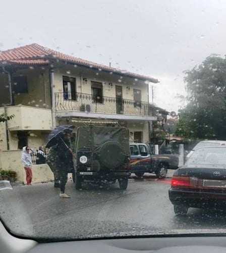 Τροχαίο με στρατιωτικό όχημα και ένα αγροτικό στην Ξάνθη