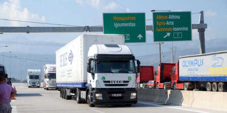 Απαγόρευση κυκλοφορίας φορτηγών ωφέλιμου φορτίου άνω του 1,5 τόνου κατά την περίοδο εορτασμού της Πεντηκοστής και του Αγίου Πνεύματος