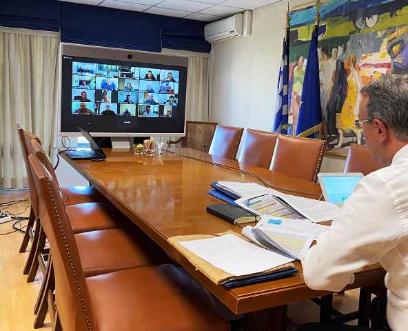 Τηλεδιάσκεψη από την ΝΟΔΕ για τις επιπτώσεις από τον κορωνοϊό