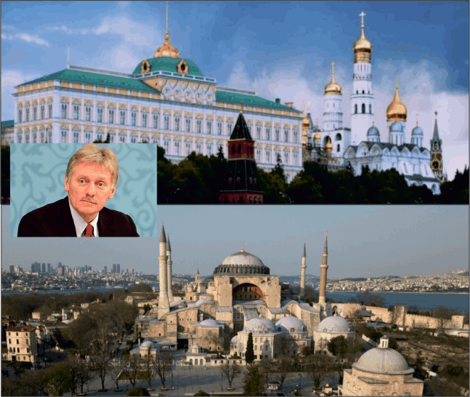 Η κατάρρευση του μύθου των Ρώσων Ορθόδοξων αδελφών. Μόσχα: Εσωτερικό θέμα της Τουρκίας η Αγιά Σοφιά ! Οι Ρώσοι τουρίστες θα μπαίνουν δωρεάν!