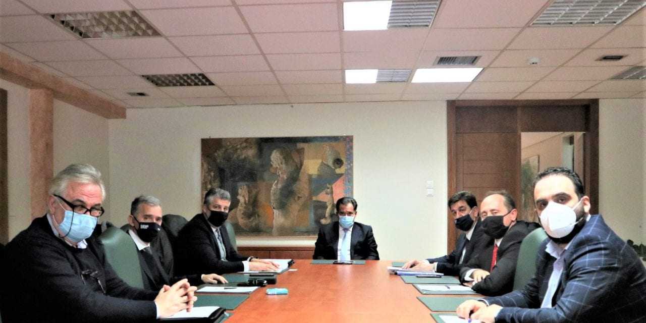 Συνάντηση προέδρων Επιμελητηρίων ΑΜΘ με τον Άδωνη Γεωργιάδη – Συζήτηση για την ΔΕΣΜ-ΟΣ ΠΑΜΘ
