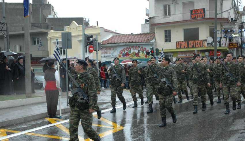 Χωρίς μαθητές, αλλά με Στρατό η παρέλαση στην Ξάνθη