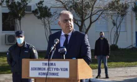 Τάκης Θεοδωρικάκος-Απόλυτη η ετοιμότητα της Ελληνικής Αστυνομίας στον Έβρο