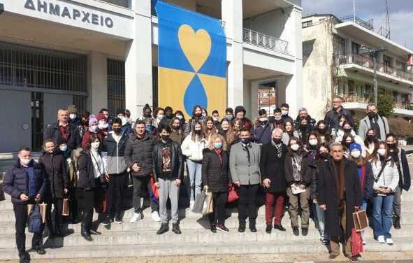 Μαθητές από το Πρόγραμμα «Erasmus» επισκέφθηκαν τον Δήμαρχο Ξάνθης