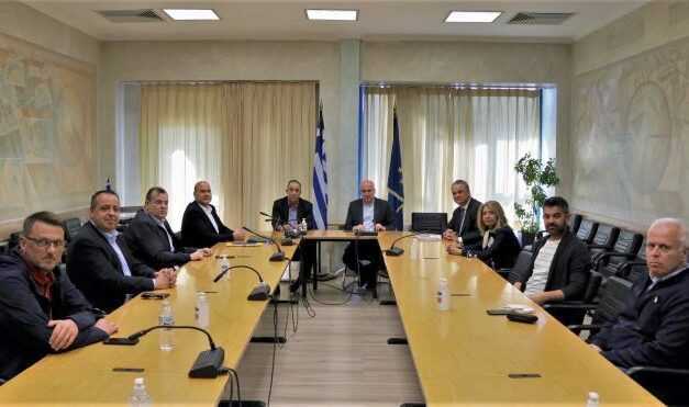 Συνάντηση του Περιφερειάρχη ΑΜΘ Χρήστου Μέτιου με το Διοικητικό Συμβούλιο του Αναπτυξιακού Οργανισμού Ανατολικής Μακεδονίας και Θράκης