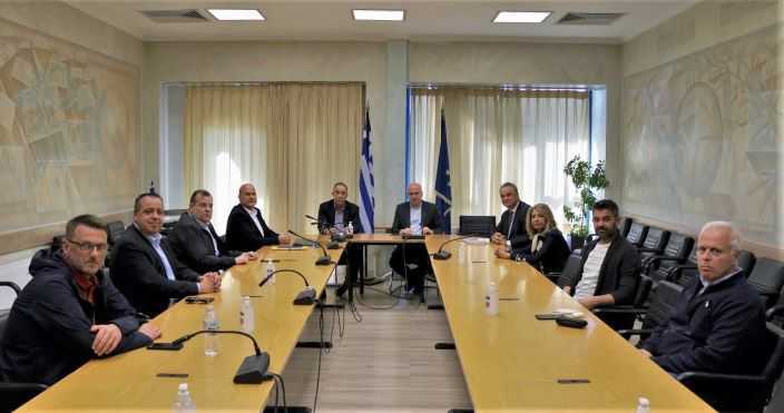 Συνάντηση του Περιφερειάρχη ΑΜΘ Χρήστου Μέτιου με το Διοικητικό Συμβούλιο του Αναπτυξιακού Οργανισμού Ανατολικής Μακεδονίας και Θράκης